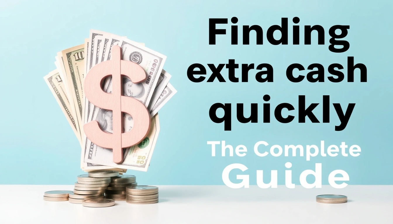 Finding extra cash quickly — The Complete Guide